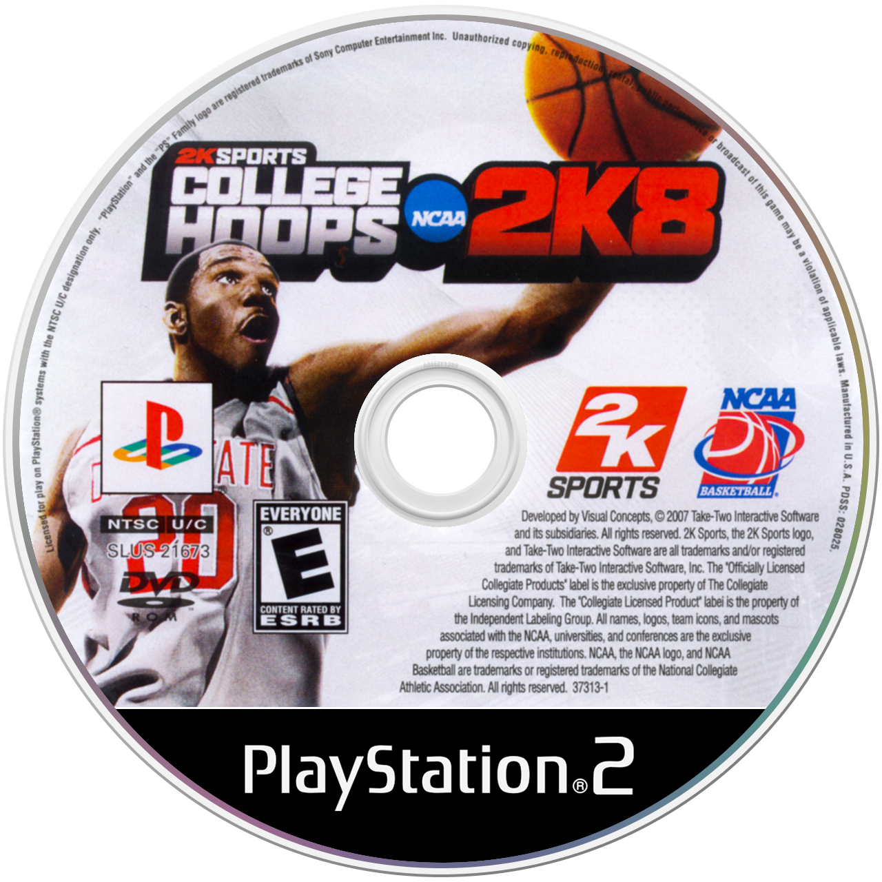 College Hoops 2K8 media 4 for Playstation 2